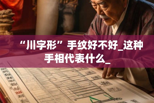 “川字形”手纹好不好_这种手相代表什么_