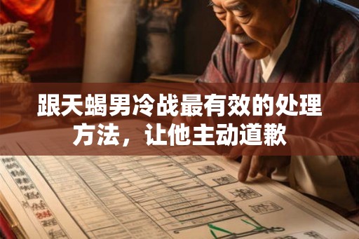 跟天蝎男冷战最有效的处理方法,让他主动道歉 跟天蝎男冷战最有效的处理方法,让他主动道歉
