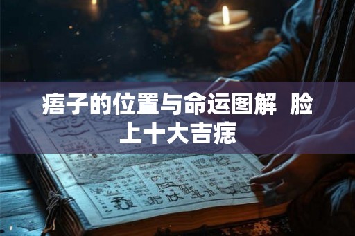 痦子的位置与命运图解 脸上十大吉痣 痦子的位置与命运图解 脸上十大吉痣