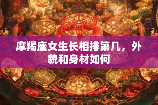 摩羯座女生长相排第几，外貌和身材如何