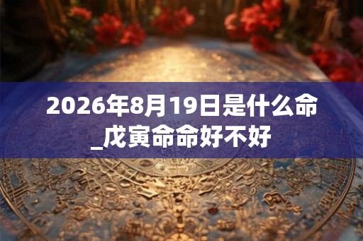 2026年8月19日是什么命_戊寅命命好不好
