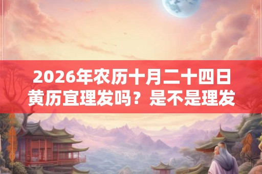 2026年农历十月二十四日黄历宜理发吗？是不是理发吉日？