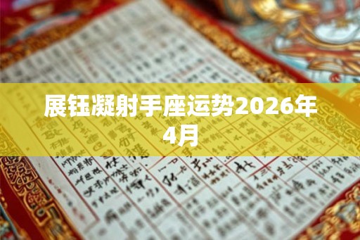 展钰凝射手座运势2026年4月