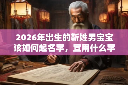 2026年出生的靳姓男宝宝该如何起名字，宜用什么字。