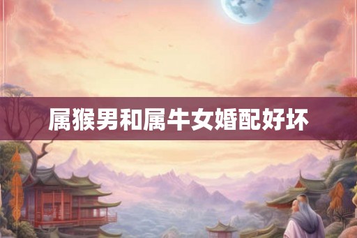 属猴男和属牛女婚配好坏