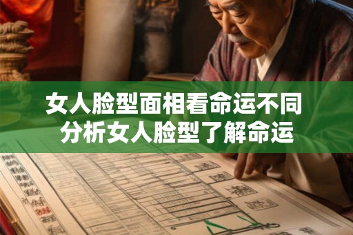 女人脸型面相看命运不同 分析女人脸型了解命运
