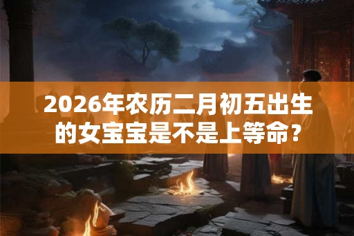 2026年农历二月初五出生的女宝宝是不是上等命？