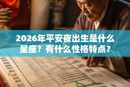 2026年平安夜出生是什么星座?有什么性格特点? 2026年平安夜出生是什么星座?有什么性格特点?