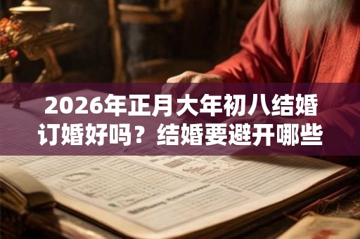 2026年正月大年初八结婚订婚好吗？结婚要避开哪些日子？