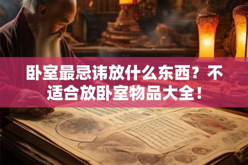 卧室最忌讳放什么东西？不适合放卧室物品大全！