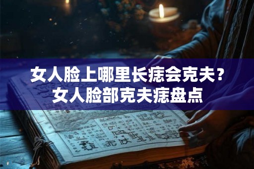 女人脸上哪里长痣会克夫?女人脸部克夫痣盘点 女人脸上哪里长痣会克夫?女人脸部克夫痣盘点