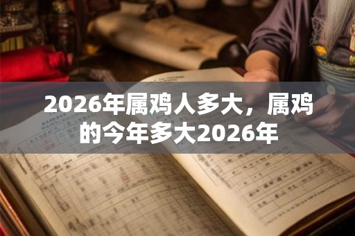2026年属鸡人多大，属鸡的今年多大2026年