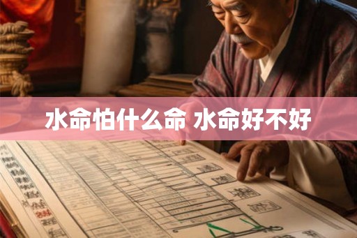 水命怕什么命 水命好不好