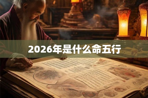 2026年是什么命五行