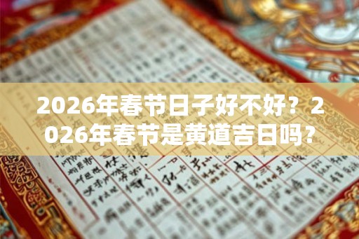 2026年春节日子好不好?2026年春节是黄道吉日吗? 2026年春节日子好不好?2026年春节是黄道吉日吗?