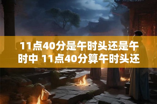 11点40分是午时头还是午时中 11点40分算午时头还是午时中 11点40分是午时头还是午时中 11点40分算午时头还是午时中
