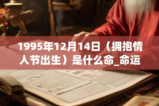 1995年12月14日（拥抱情人节出生）是什么命_命运如何