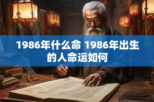 1986年什么命 1986年出生的人命运如何 1986年什么命 1986年出生的人命运如何