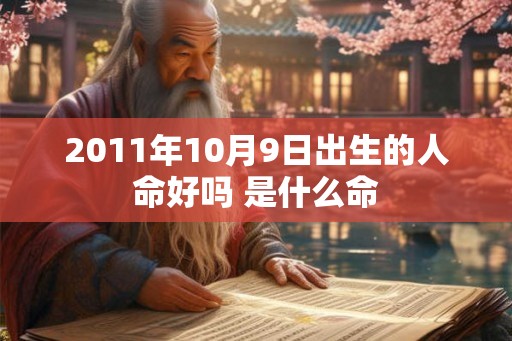 2011年10月9日出生的人命好吗 是什么命