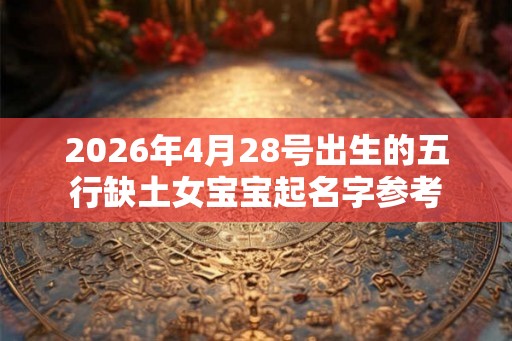 2026年4月28号出生的五行缺土女宝宝起名字参考