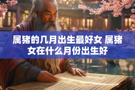属猪的几月出生最好女 属猪女在什么月份出生好 属猪的几月出生最好女 属猪女在什么月份出生好