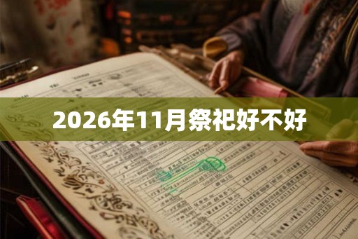 2026年11月祭祀好不好
