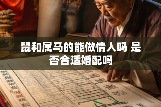 鼠和属马的能做情人吗 是否合适婚配吗