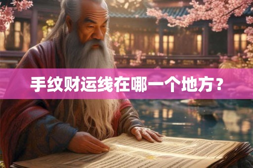 手纹财运线在哪一个地方？