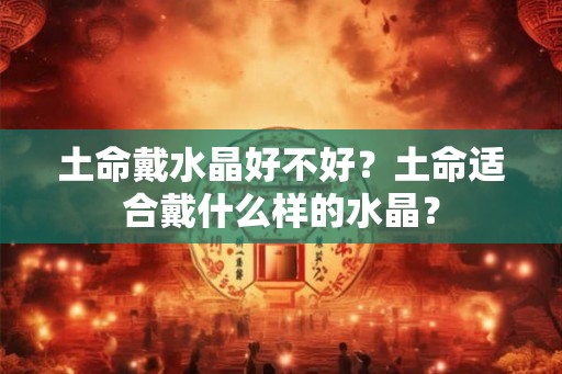 土命戴水晶好不好？土命适合戴什么样的水晶？