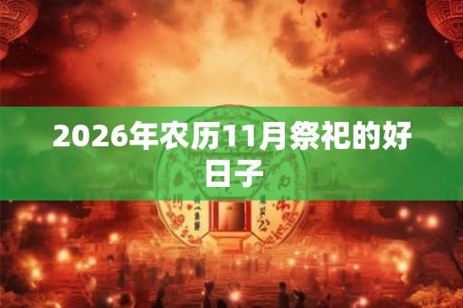 2026年农历11月祭祀的好日子