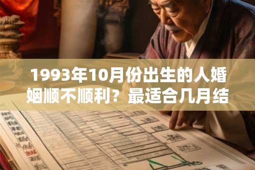 1993年10月份出生的人婚姻顺不顺利？最适合几月结婚？