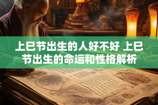 上巳节出生的人好不好 上巳节出生的命运和性格解析