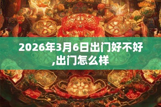 2026年3月6日出门好不好,出门怎么样 2026年3月6日出门好不好,出门怎么样
