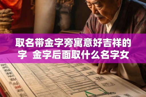 取名带金字旁寓意好吉祥的字  金字后面取什么名字女孩子