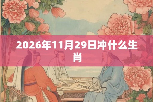 2026年11月29日冲什么生肖