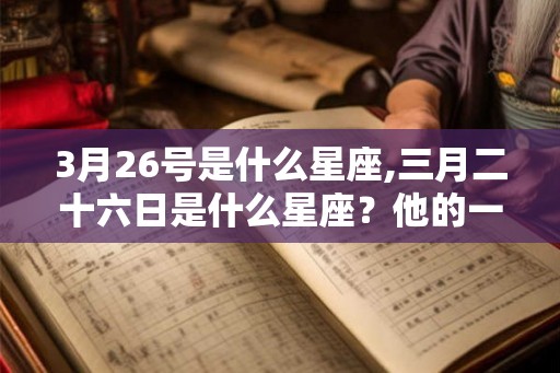 3月26号是什么星座,三月二十六日是什么星座？他的一切！