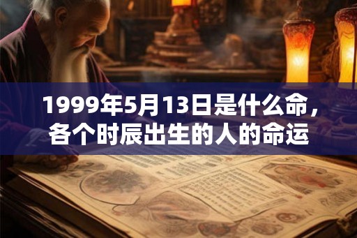 1999年5月13日是什么命,各个时辰出生的人的命运 1999年5月13日是什么命,各个时辰出生的人的命运