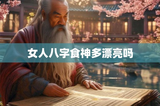 女人八字食神多漂亮吗