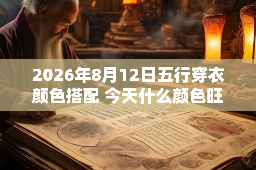 2026年8月12日五行穿衣颜色搭配 今天什么颜色旺桃花