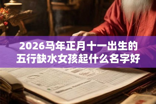 2026马年正月十一出生的五行缺水女孩起什么名字好？