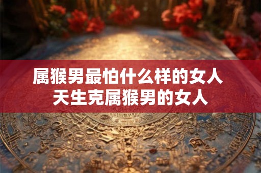 属猴男最怕什么样的女人 天生克属猴男的女人
