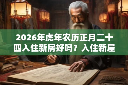 2026年虎年农历正月二十四入住新房好吗?入住新屋有哪些讲究? 2026年虎年农历正月二十四入住新房好吗?入住新屋有哪些讲究?