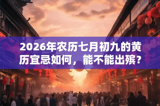 2026年农历七月初九的黄历宜忌如何，能不能出殡？