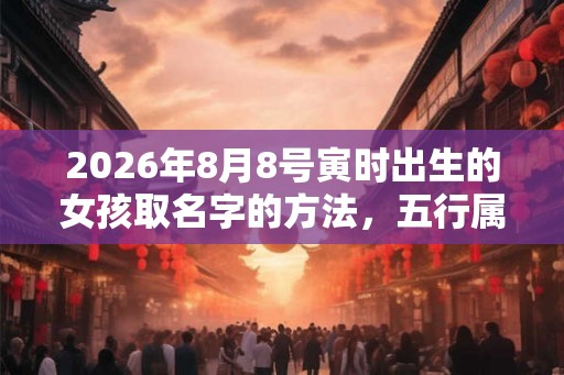 2026年8月8号寅时出生的女孩取名字的方法,五行属什么 2026年8月8号寅时出生的女孩取名字的方法,五行属什么
