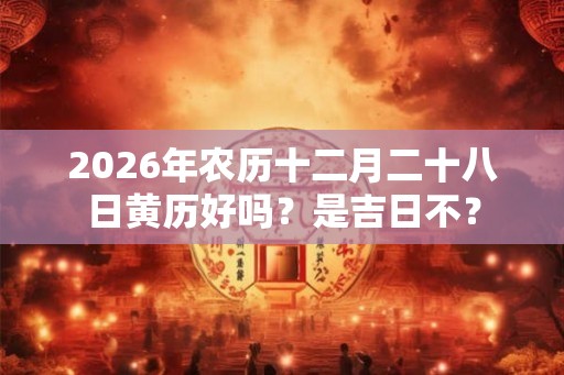 2026年农历十二月二十八日黄历好吗?是吉日不? 2026年农历十二月二十八日黄历好吗?是吉日不?