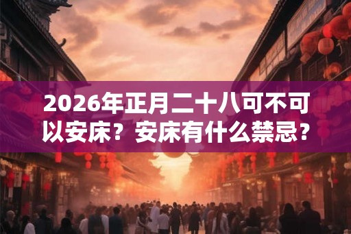 2026年正月二十八可不可以安床?安床有什么禁忌? 2026年正月二十八可不可以安床?安床有什么禁忌?