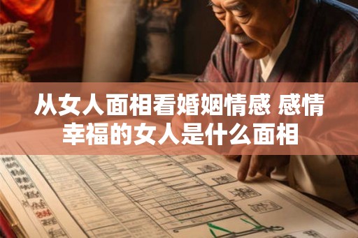 从女人面相看婚姻情感 感情幸福的女人是什么面相
