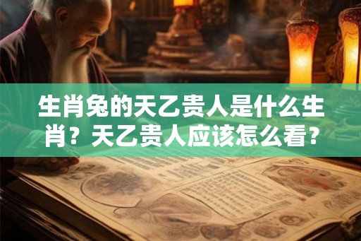 生肖兔的天乙贵人是什么生肖？天乙贵人应该怎么看？