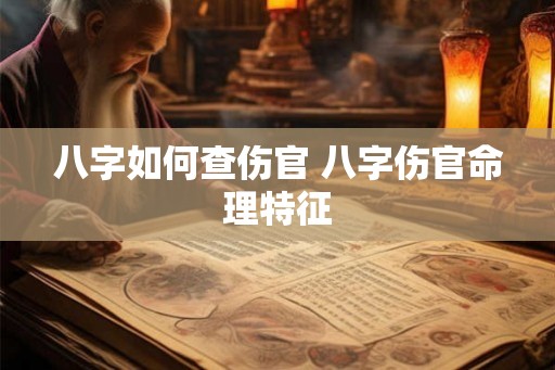 八字如何查伤官 八字伤官命理特征 八字如何查伤官 八字伤官命理特征