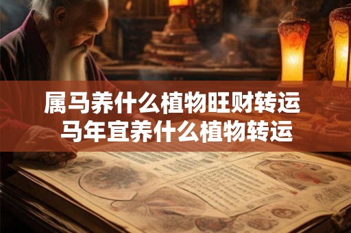 属马养什么植物旺财转运 马年宜养什么植物转运